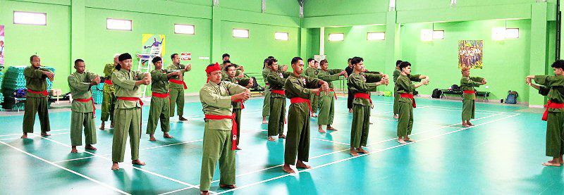 Pendekar Persinas ASAD Purwakarta dan Karawang Gelar Latihan Gabungan di Cikampek